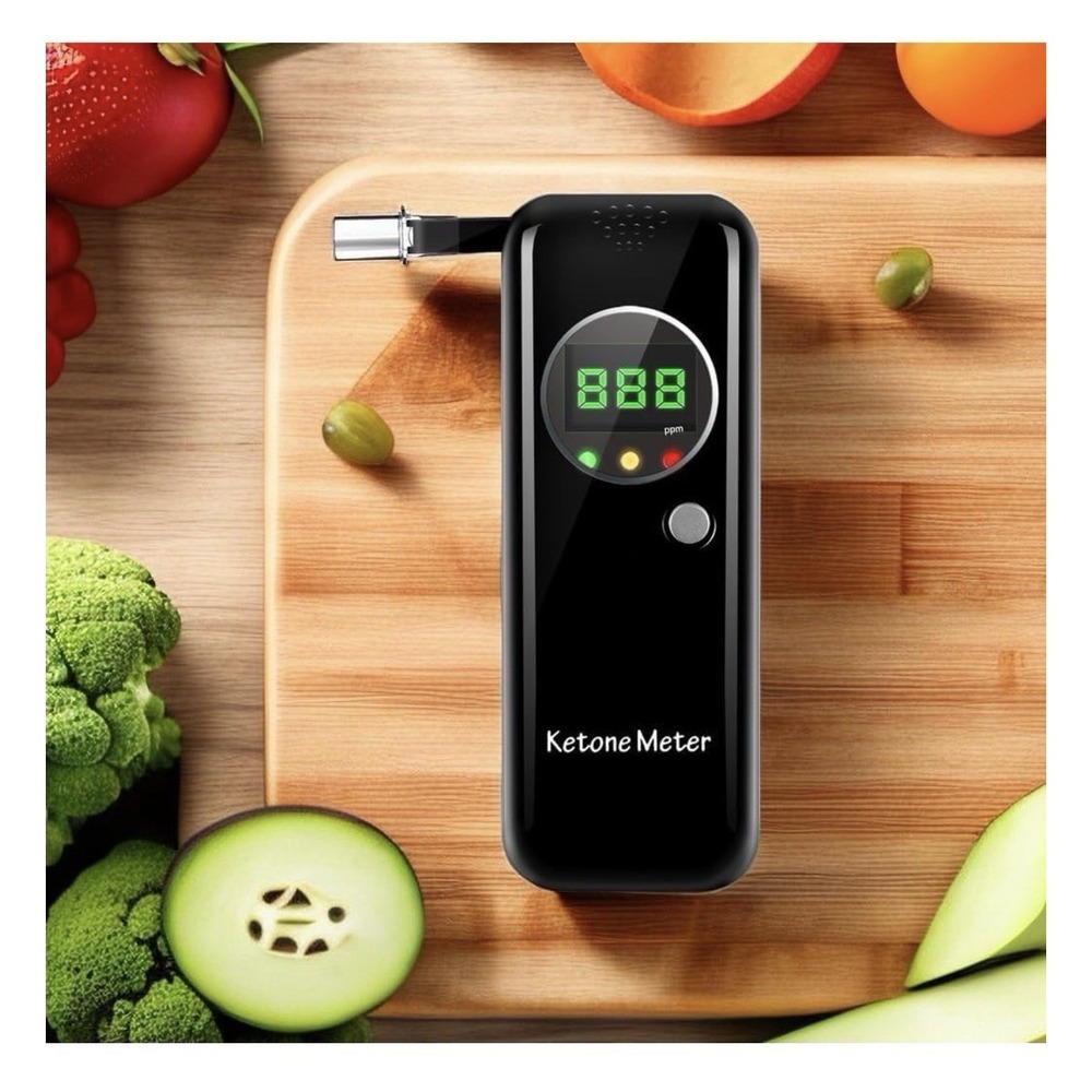 Ketone Breath Analyzer, Portable Ketosis Tester for Family Health with 8 pieces